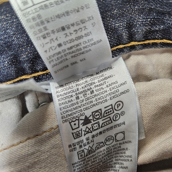 Levi's 559 Relaxed Straight Jeans 32x32 Blue Denim - Picture 7 of 9